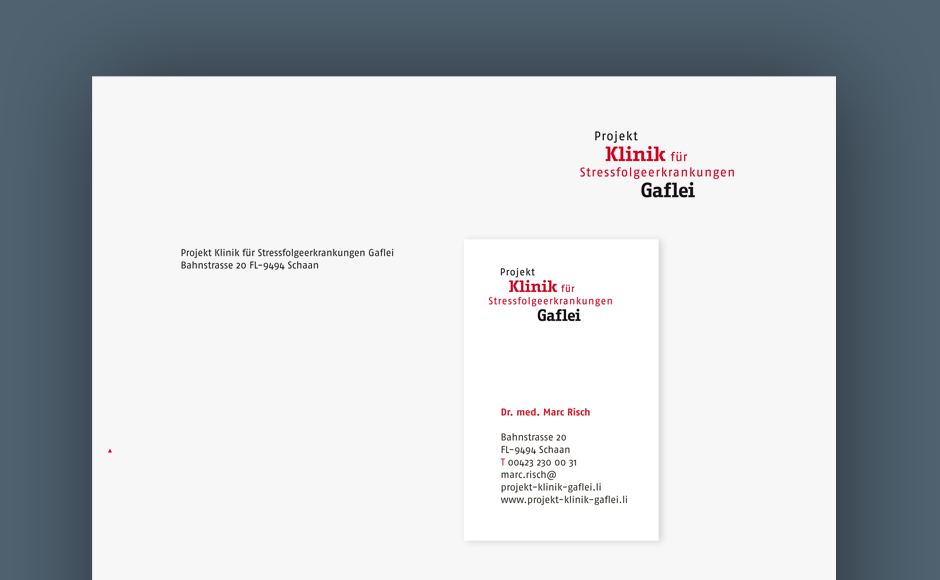 Projekt Klinik für Stressfolgeerkrankungen Gaflei